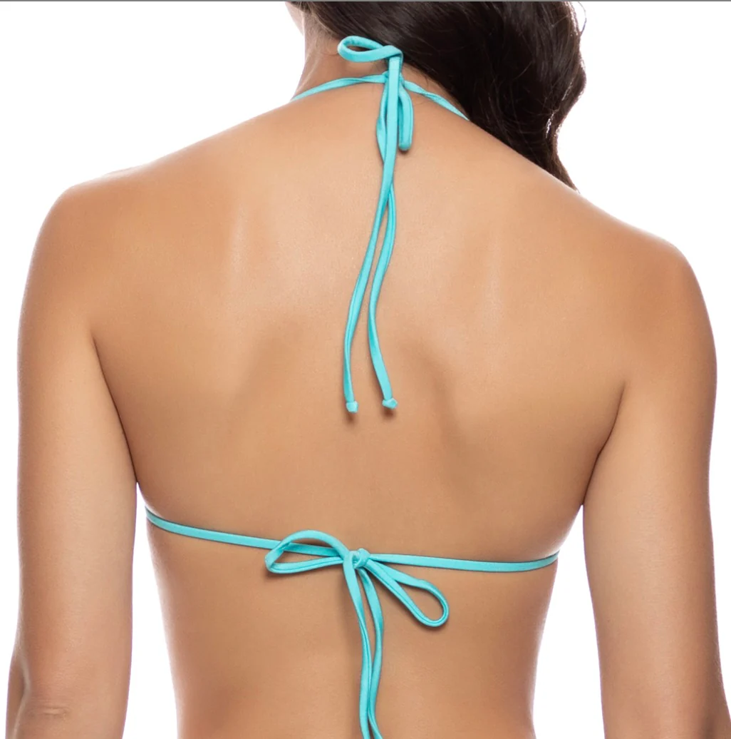 Aruba Blue Cosita Buena Wavey Tunnel Bandeau Top - Image 2