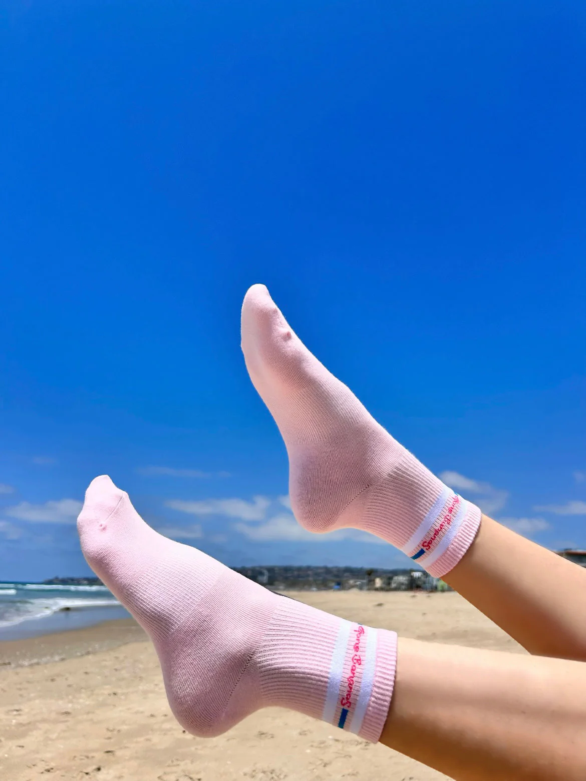 Gone Bananas Beachwear Striped Ankle Sock - Image 3