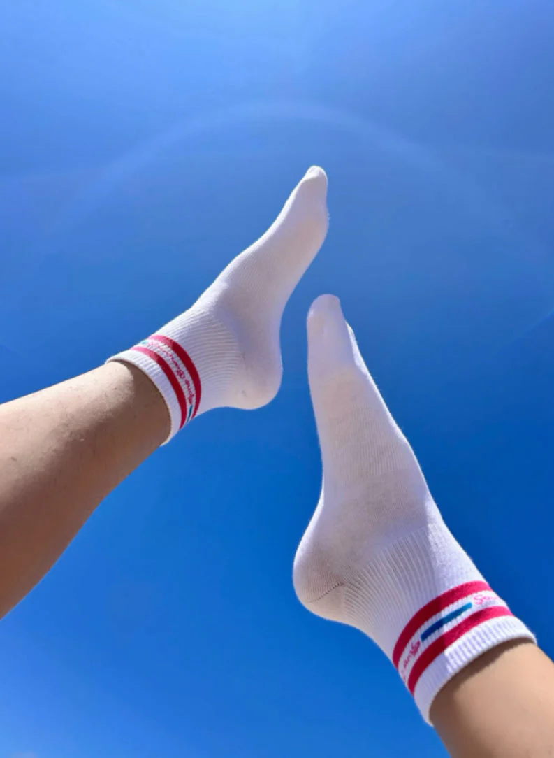 Gone Bananas Beachwear Striped Ankle Sock - Image 7